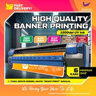 High Quality Banner Bunting 1200 UV Ink CUSTOM Print