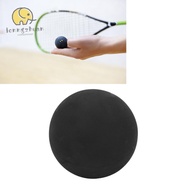 LONNGUVO Squash Ball, 40MM Double Yellow Dot Rubber Squash Balls, Squash Racket Supplies Black Train