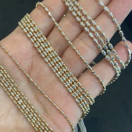 สร้อยอิตาลี 🇮🇹 9k สร้อย 2 กษัตริย์ 3กษัตริย์ ถังเบียร์ ปล้อง สี่เสา โซ่ฝรั่ง ฟิโกโร่ทองแท้9k 1618นิ้