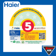 HAIER แอร์ไฮเออร์ FIX SPEED ขนาด 9200-24300 BTU รุ่น CQRC Series