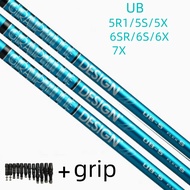 Tour AD UB Blue Golf Shaft 5/6/7 R1/SR/S/X Golf Driver Shaft or Fairway Wood Graphite Shaft Free Ins