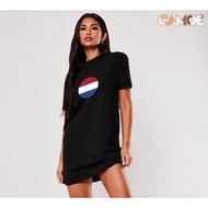 T-shirt Dress CAMOE Netherlands Flag Dutch Flag