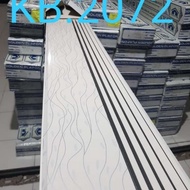plafon PVC motif putih cerah