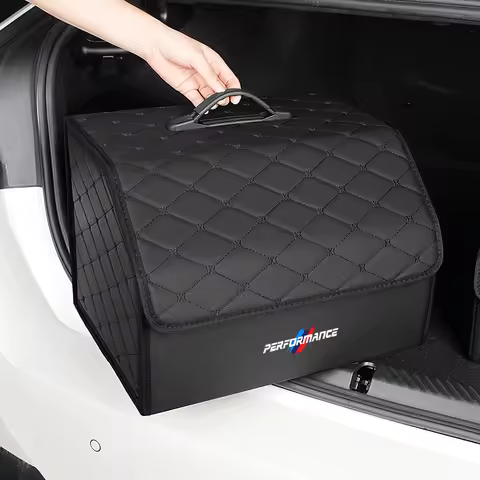 Foldable Car Trunk Organizer Box Car Storage Bag Storage Box Tidying Auto Accessories For BMW X6 X4 