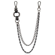 9 ️ ⃣ Punk Hip-Hop Hip-Hop Men Women Pants Chain Alloy Spiked Chain Denim Waist Chain Fashion Metal 