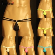 Black Mens Sexy Thong Underwear Ice Silk Low Waist Bikini Panties Lingerie M~2XL