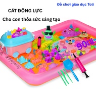 Kinetic Sand Sand Sand Toy Set for Children to Practice Fine Motor Skills