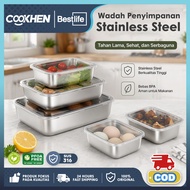 Cookhen SUS316 Food Container Stainless Vegetable Food Storage Box Stainless Steel Food Storage Cont