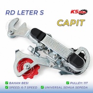 RD Bicycle 6/7 Speed Rear Derailleur Model Clamp RD 6 Speed 7 Speed RD MTB Mountain Bike RD Folding 