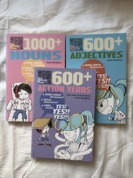 Word Power Dictionary Books Set - Nouns, Adjectives, Verbs