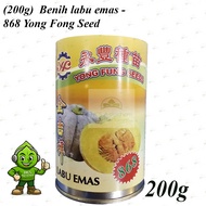 (+-200g) Benih labu emas size kecil - 868 Yong Fong Seed (stok baru  TARIKH JUN'25))