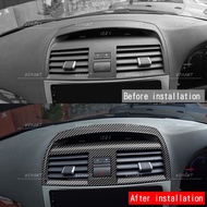 Vemart toyota Camry acv40 2008-2012 center air outlet carbon fiber interior accessories