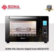 SONA 45L Electric Digital Oven SEO2247D | SEO 2247D [Two Years Electrical Parts Warranty]