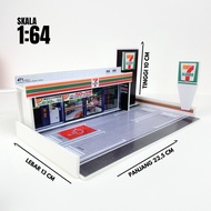 Hotwheels 1:64 Seven Eleven Diorama