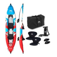 Aqua Marina STEAM-412 雙人多用全能充氣獨木舟 | 7cm厚DWF拉絲底艙 | 1+8自動排水閥 | 船艙高壓三氣室 | 不含槳