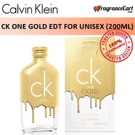 Calvin Klein cK One Gold EDT for Unisex (200ml) Men Women Eau de Toilette [Brand New 100% Authentic Perfume/Fragrance]