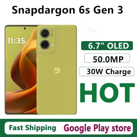 Global Rom Motorola Moto S50 Neo Mobile Phone Snapdragon 6S Gen 3 Android 14.0 Dual Sim 6.7" OLED 12