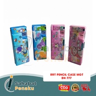 MGT PENCIL CASE BN 2-SIDED THICK PLASTIC PENCIL BOX777