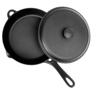 岩鑄 南部鐵器 荷蘭烤箱 平底鍋 24cm 附鐵蓋 IH對應 日本製