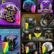 Gracshaw Helmet G919i Glazzo Animalia G919i Gracshaw G919i Animalia Motorcycle Helmet (SIRIM Approve