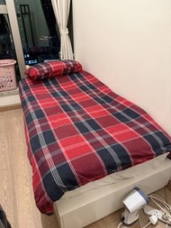 IKEA MALM Bed Frame with 2 Drawers & Mattress