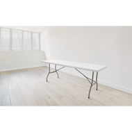 G.House Online TreeO โต๊ะเอนกประสงค์ รุ่น Nicholas-02 ขนาด 183x75x74 ซม. (6ฟุต) สีขาว ของแท้