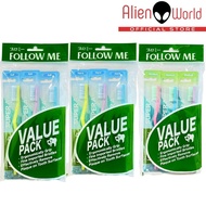 3 in 1 Value Pack Follow Me Super A Tooth Brush Soft Medium Hard Adult Toothbrush | Berus Gigi | 牙刷