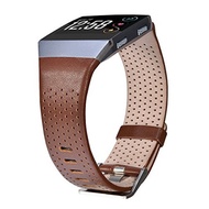 for Fitbit Ionic Band Breathable Genuine Leather Band Strap Replacement Accessories Wristband for...
