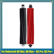 1 Pair Dual Rubberized Main Roller Brushes for Q8 Max Q8 Max+ Q5 Pro Q5 Pro+ Robots Vacuum Cleaer Ac