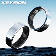 KEYSION แหวนอัจฉริยะใหม่ IP68กันน้ำผู้ชายผู้หญิงเครื่องวัดการนอนหลับเครื่องวัดชีพจรโหมดกีฬาสายรัดข้อ