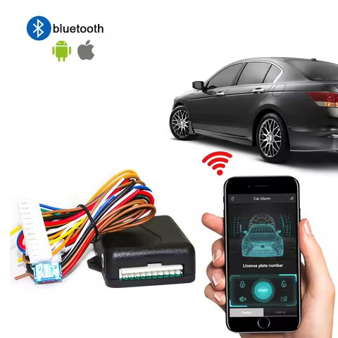 Universal 12 V Car,Controle do sensor do telefone esperto para o carro, Sistema de carro chave intel