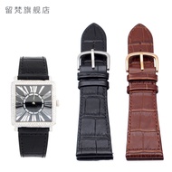 Genuine Genuine Leather Strap Adapt to Long Island Series FM Roman Scale 6002H Frank Muller Strap 26MM