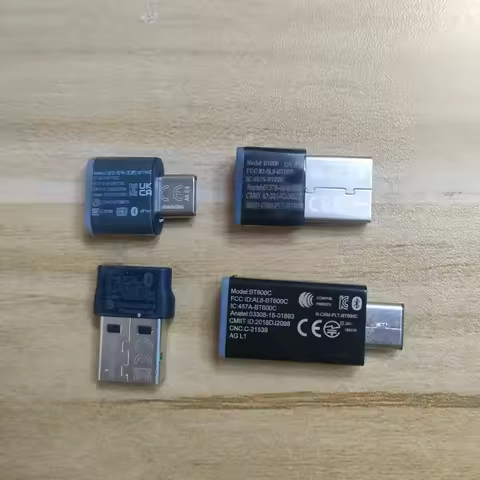 Bluetooth Dongle USB-A Adapter USB-C Adapter For POLY Voyager Wireless Headset Receiver BT600/BT600C