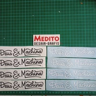 Deus Ex Machina cutting sticker