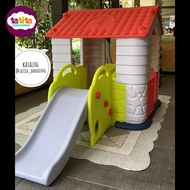 Preloved playhouse rumah-rumahan anak murah dengan perosotan