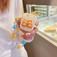 Direct Delivery Bear Pastry Softcase for Airpods 1 2 Pro 3 Case Airpods Inpods TWS