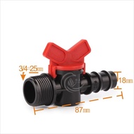 Valve Male 3/4" x 20 mm / Kran Selang PE 20 mm / Valve Male 20 mm