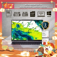 Acer Aspire Lite 16 AL16-54P-54PX Laptop (C5-120U 5.0GHz,512GB SSD,16GB D5,Intel,16.1" WUXGA,W11,H24