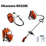 Okazawa BG328E Backpack Brush Cutter Mesin Rumput Galai [SUPER