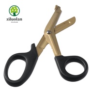 ZILUOLAN Nurse Scissors, Titanium plating 18cm Trauma Shears, Stainless Steel Bandage Scissors