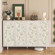 Furniture Refurbishment Stickers Cabinet Wardrobe Cabinet Flower Art Wallpaper Stickers Furniture Re
