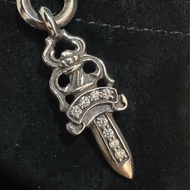 chrome hearts Dagger 克羅心白鑽寶劍/匕首吊墜