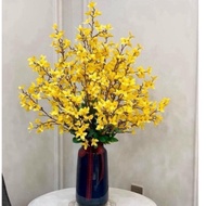 Fake Flowers - Silk Flowers - Yellow Fine Apricot Branches Type 1 - Decorative Fake Peach Apricot Branches CNY