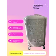 Suitable for Ginza xHelloKitty Luggage Case Protective Cover 37 Transparent Luggage Case Waterproof 