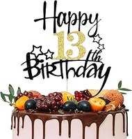 Cake Decoration for 13th Birthday, Happy 13th Birthday Cake Topper, Cake Topper, 13th Birthday Cake 