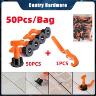 51Pcs Tile Leveling System for Tile Laying Level Wedges Alignment Spacers for Leveler Locator Spacer