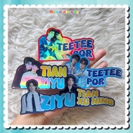 [CHAT FIRST] Custom Name Stickers