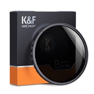 K&F Concept ND Slim Fader Variable Neutral Density Adjustable ND2 to ND400 Filter 37-82mm 37mm 40.5m