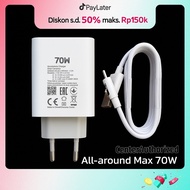 Original Infinix 70W All-around Fast Charging Charger 1Set Type C Cable/GT Series Cable