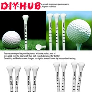 MEIHUAA 100pcs Golf Wood Tees, Digital Scale Wooden White Striped Golf Tee, Golf Training Aids 69/83